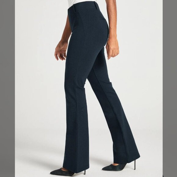 Betabrand Pants - Betabrand Classic Black Pull-on Mid-Rise Bootcut Dress Yoga Pant Size Large